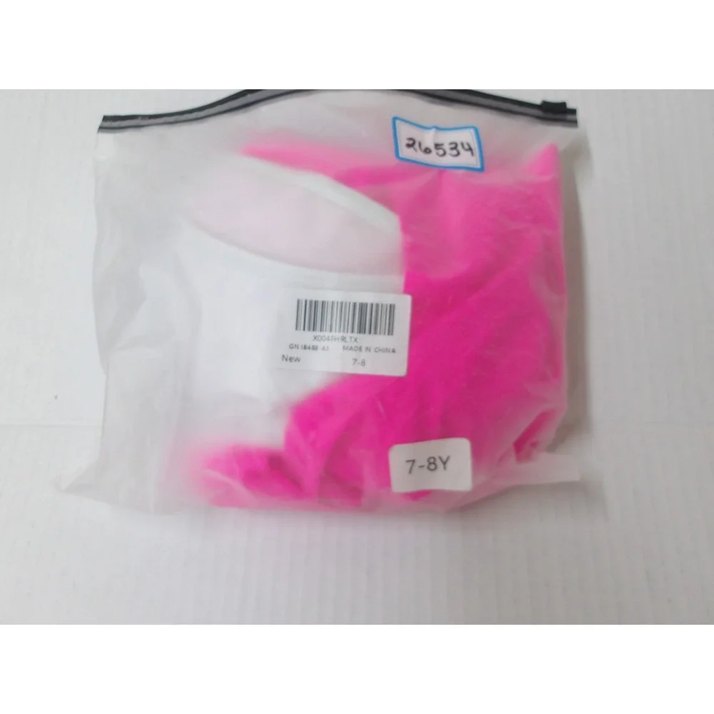 Hot Pink White One Piece Girls Swimsuit Size 7-8Y‎ /#26534